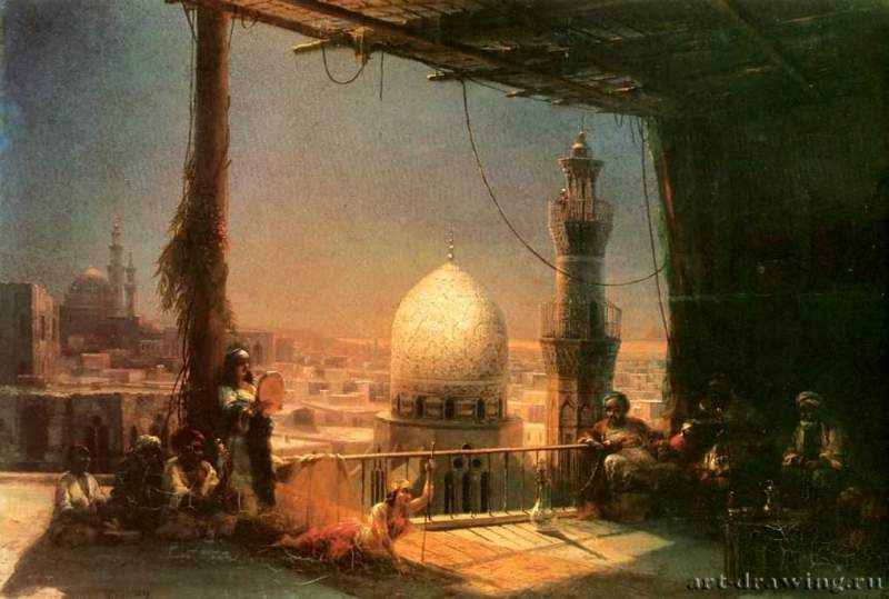 Сцены из каирской жизни. 1881 - Scenes of Cairo life. 1881
66,5 х 98 смХолст, маслоРомантизм, реализмРоссияКиев. Киевский государственный музей русского искусства